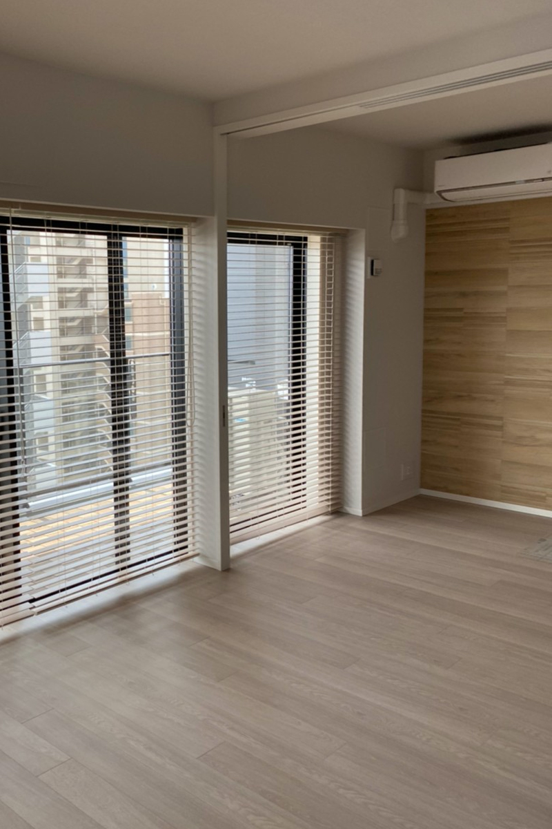 空間を広くクリーンに見えるようリノベーション